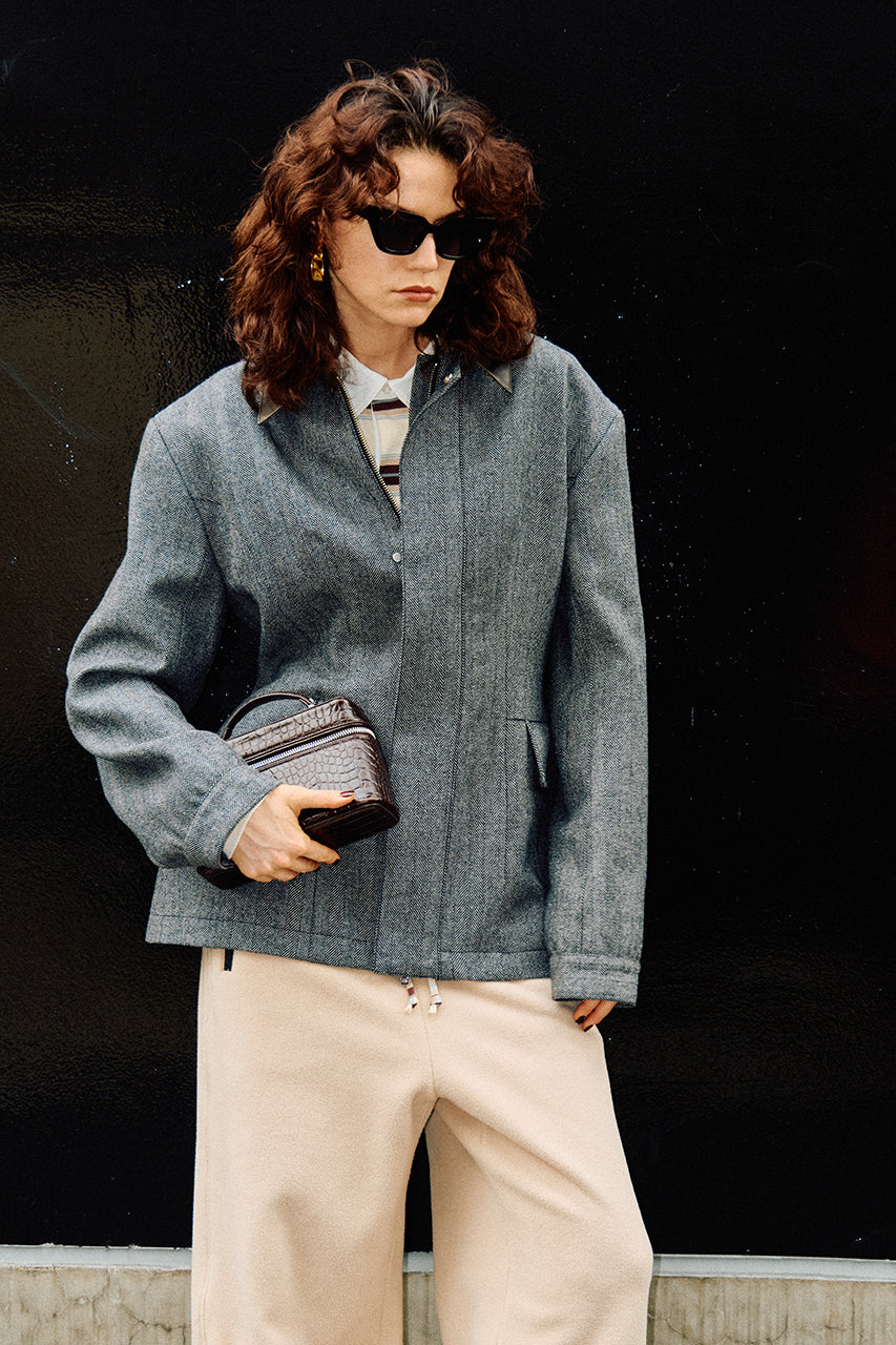 Wool Hourglass Barn Jacket