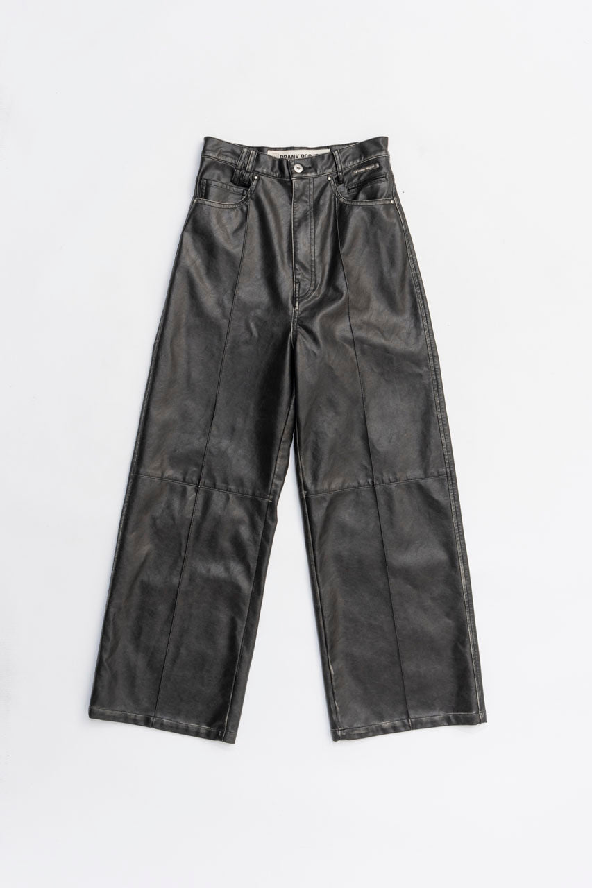Synthetic Leather Press Pants - 2025 WINTER