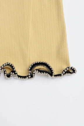 Chain Hem Top - 2025 SUMMER