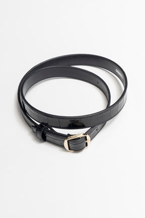 Croco Leather Belt