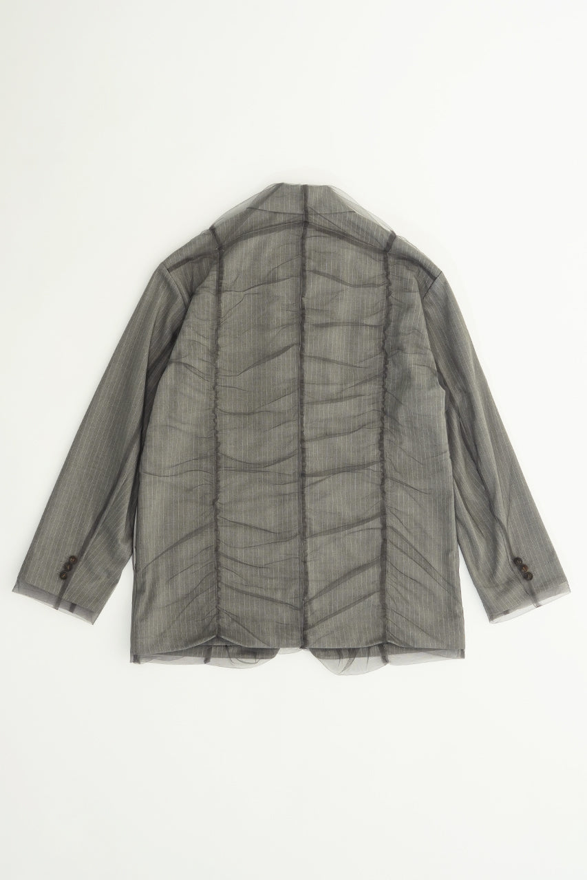 【25 SPRING PRE ORDER】Tulle Layered Jacket