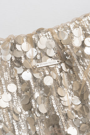 Tulle Wrap Sequin Skirt - 2025 WINTER
