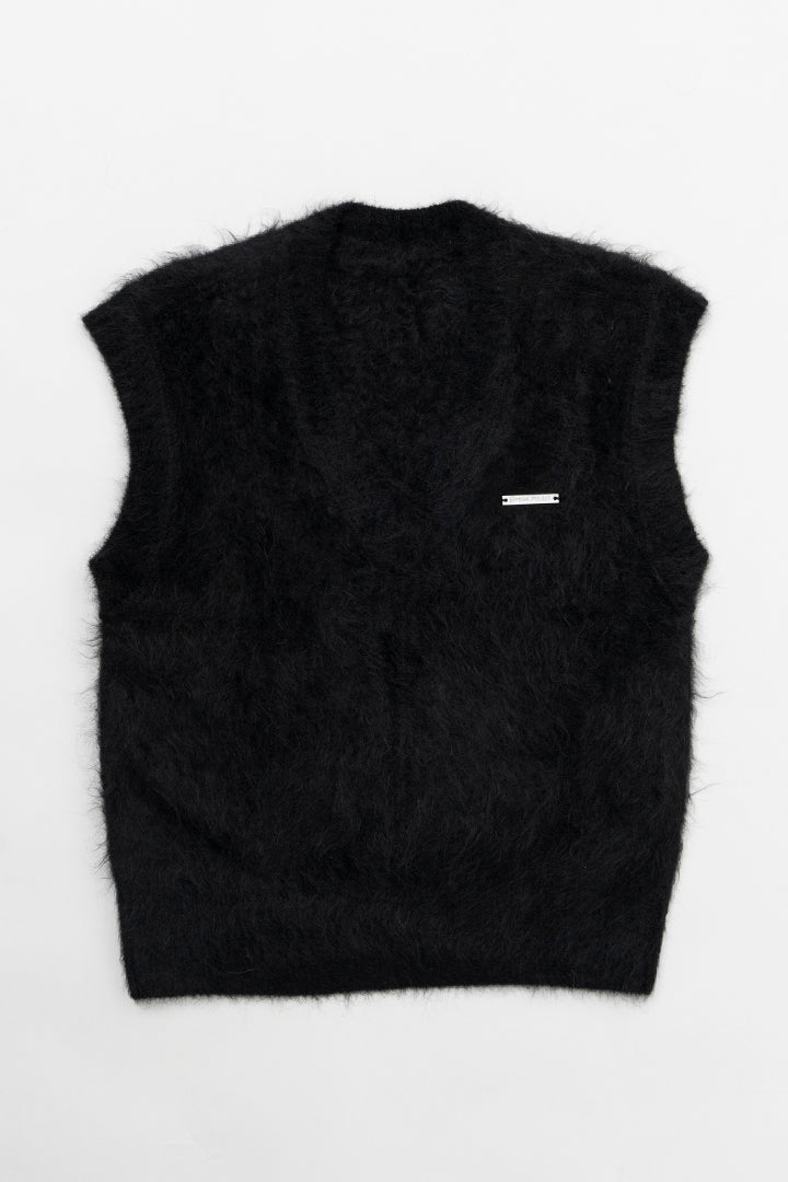 【SALE】Alpaca Shaggy Knit Vest