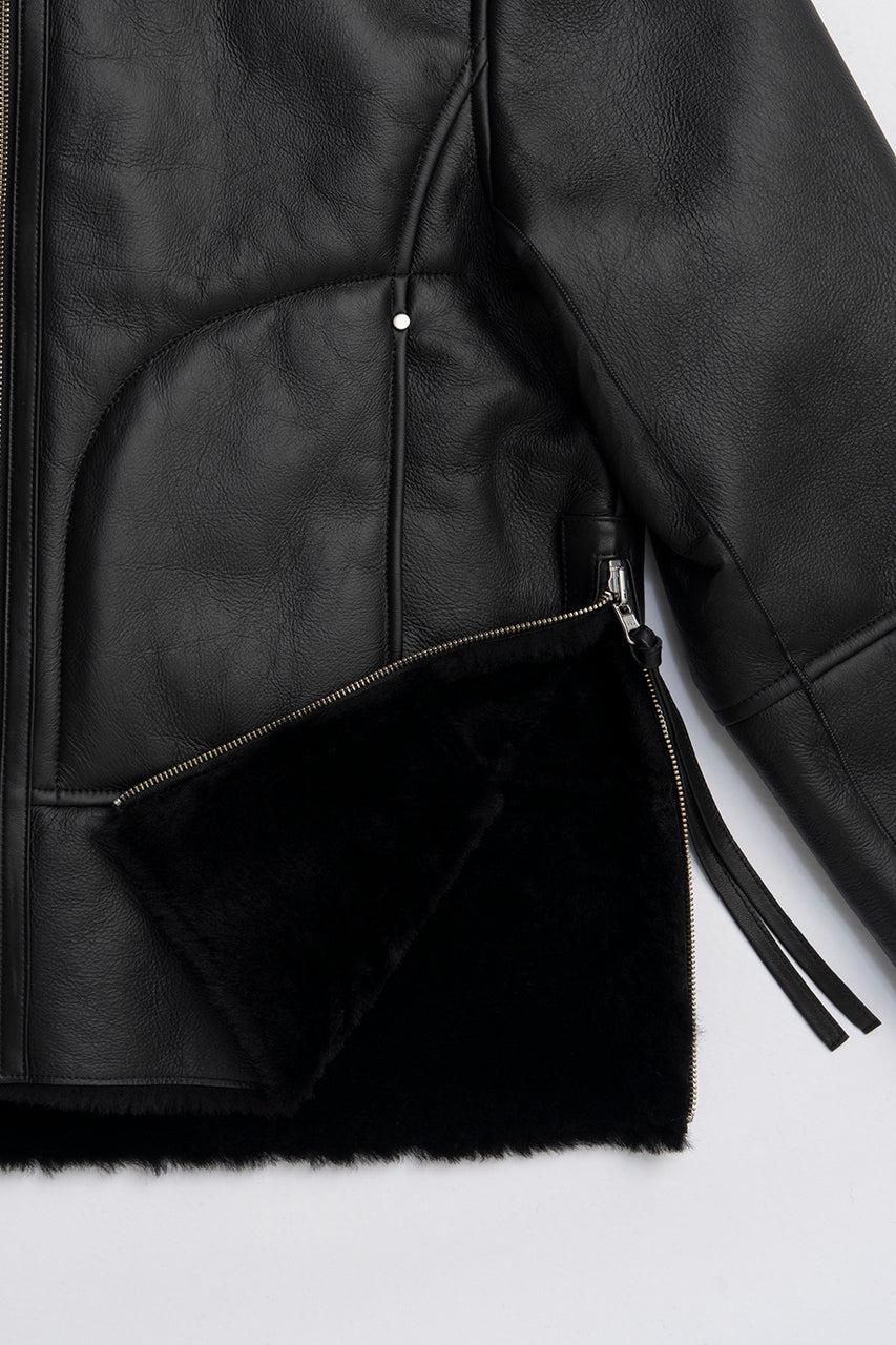 Reversible Mouton Coat - 2025 WINTER