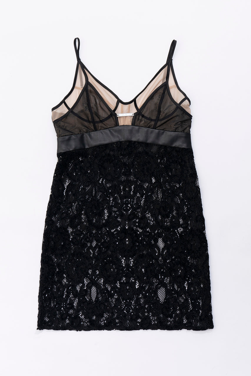 Flocky Lace Camisole Tunic