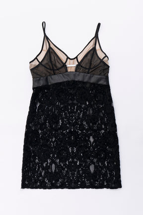 Flocky Lace Camisole Tunic