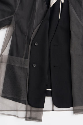 Tulle Layered Jacket - 2026 SPRING