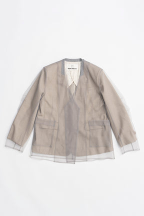 Tulle Layered Jacket - 2026 SPRING