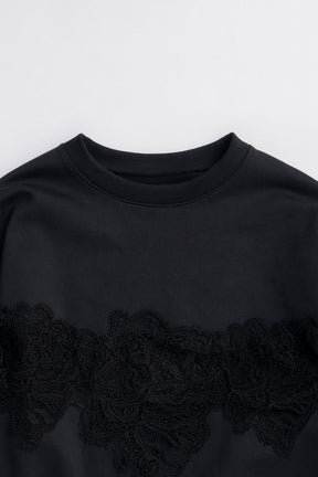 Lace Sweatshirt - 2025 WINTER