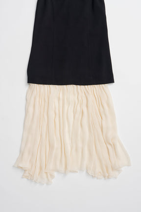 Contrast Fabric Cami Dress - 26SUMMER