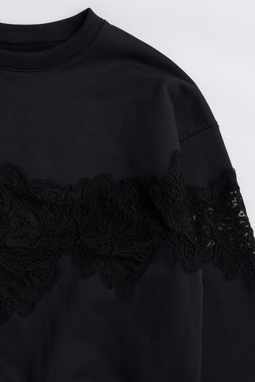 Lace Sweatshirt - 2025 WINTER
