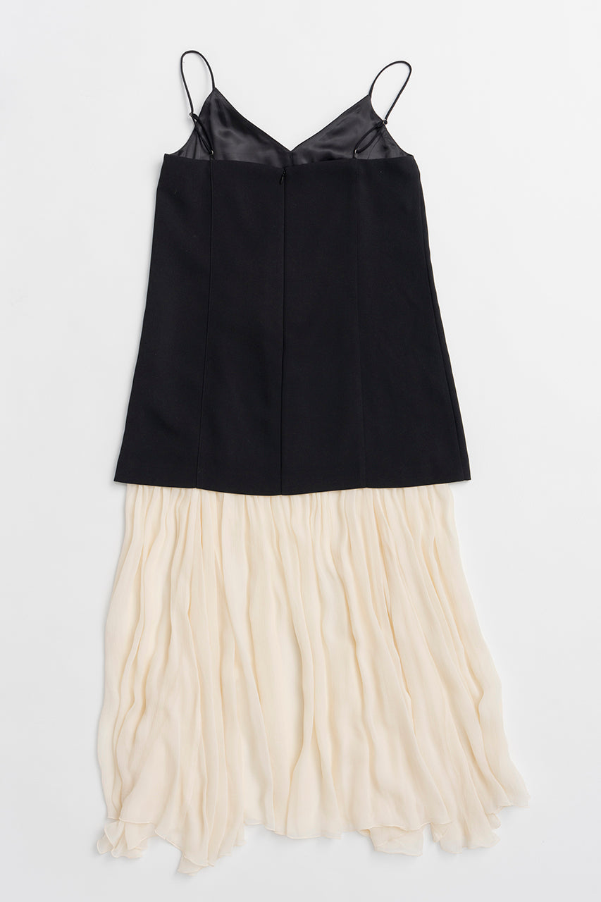 Contrast Fabric Cami Dress - 26SUMMER