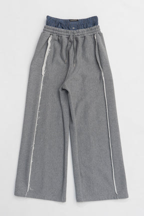 【25 SPRING PRE ORDER】Boxer Layered Sweatpants