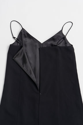 Contrast Fabric Cami Dress - 26SUMMER