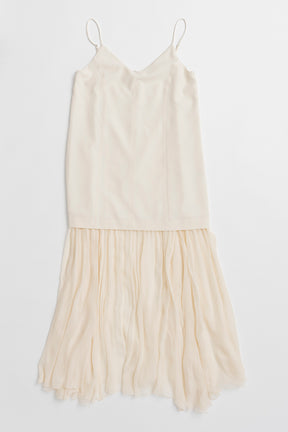 Contrast Fabric Cami Dress - 26SUMMER