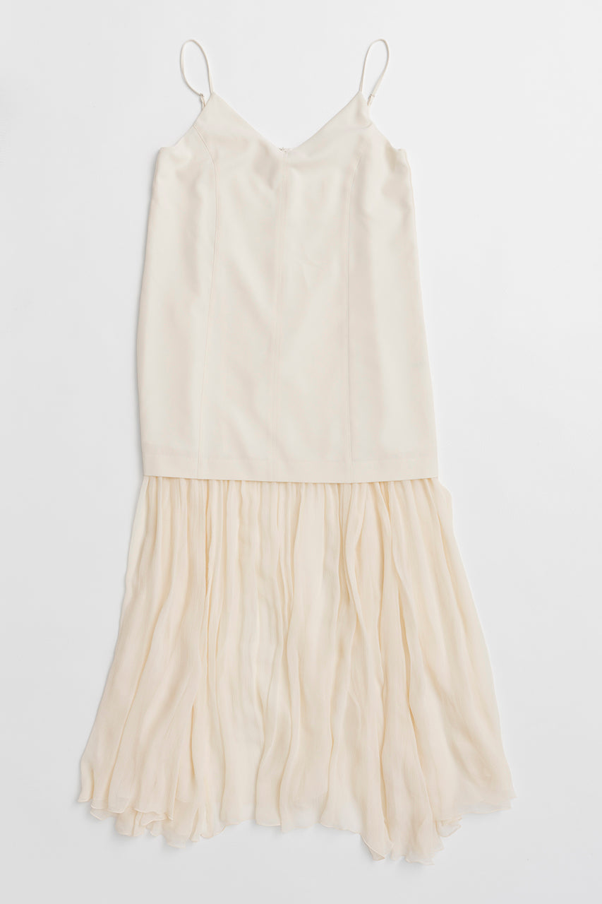 Contrast Fabric Cami Dress - 26SUMMER