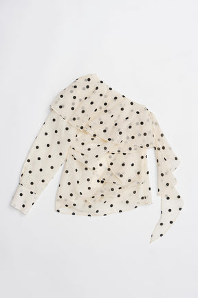 One-Shoulder Ruffled Top - 2026 SPRING