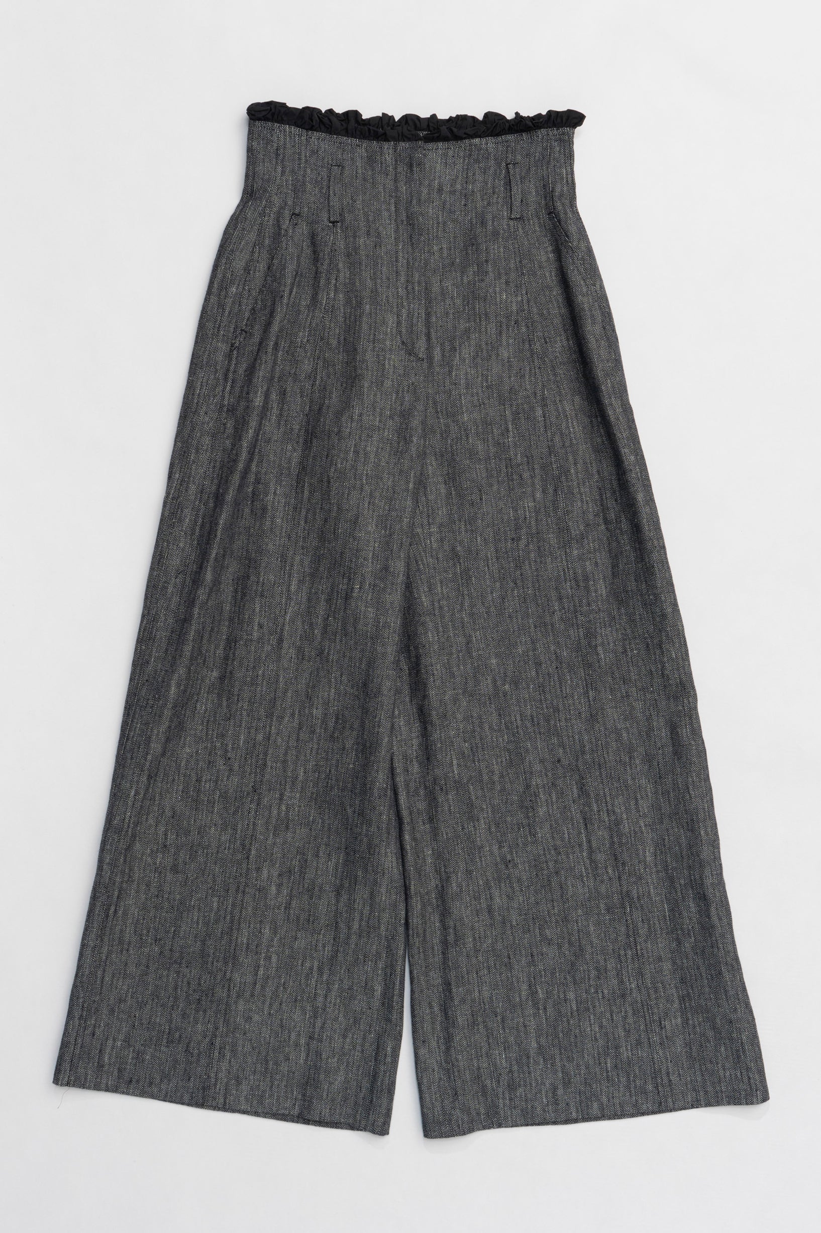 【25 SPRING PRE ORDER】Ruffle Layered Wide Pants