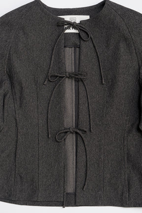 Feather Trim Jacket - 2026 SPRING