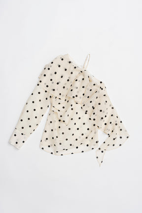 One-Shoulder Ruffled Top - 2026 SPRING