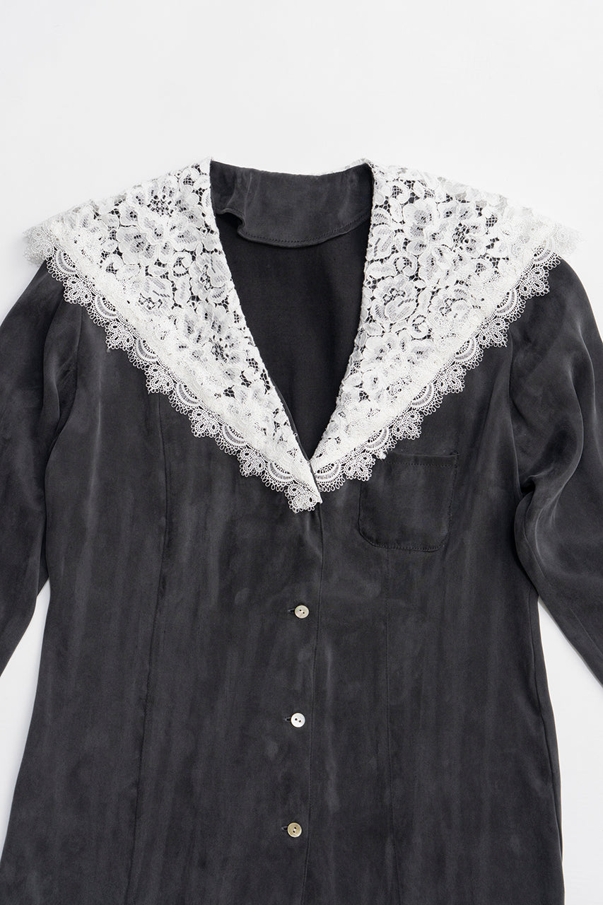 Lace Collar Shirt - 2026 SPRING