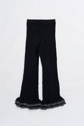 Frill Hem Knit Pants - 2025 WINTER