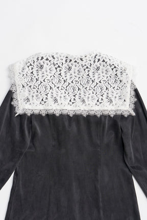 Lace Collar Shirt - 2026 SPRING