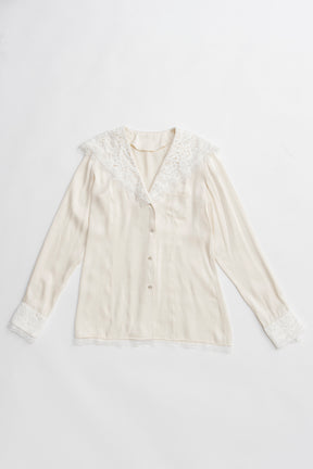 Lace Collar Shirt - 2026 SPRING