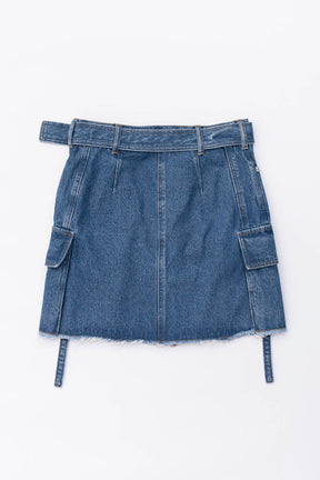 [SALE]Mini Cargo Skirt