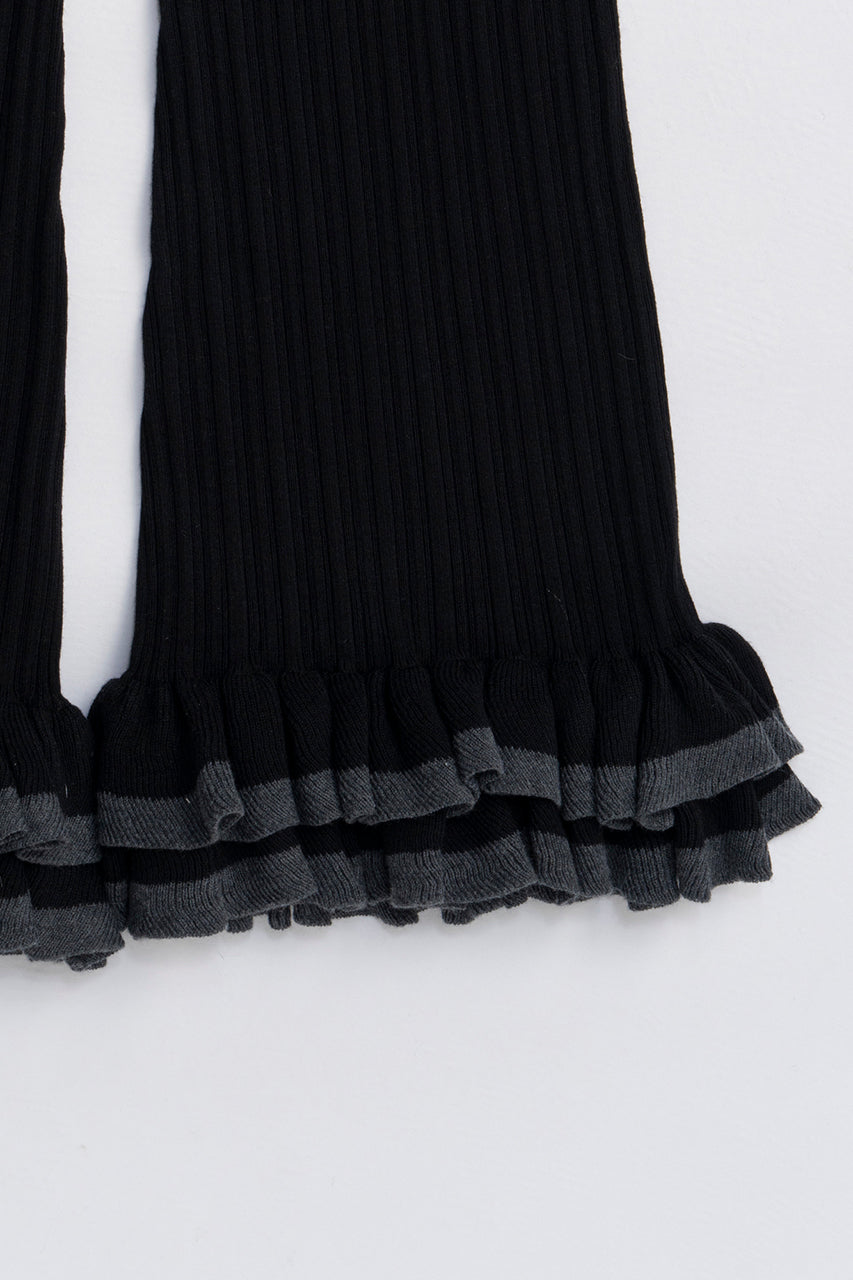 Frill Hem Knit Pants - 2025 WINTER