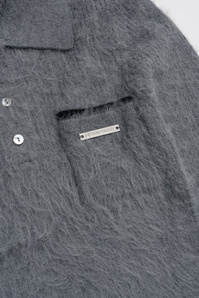 Fluffy Knit Polo - 2025 WINTER