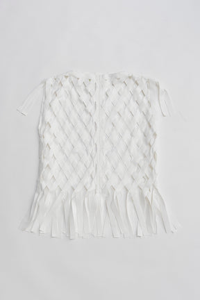 Woven Grid "aesthetic" Top - 2026 SPRING