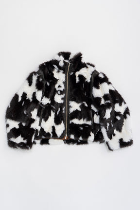 [24Autumn PRE ORDER] FUR ZIP BLOUSON