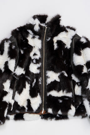 [24Autumn PRE ORDER] FUR ZIP BLOUSON