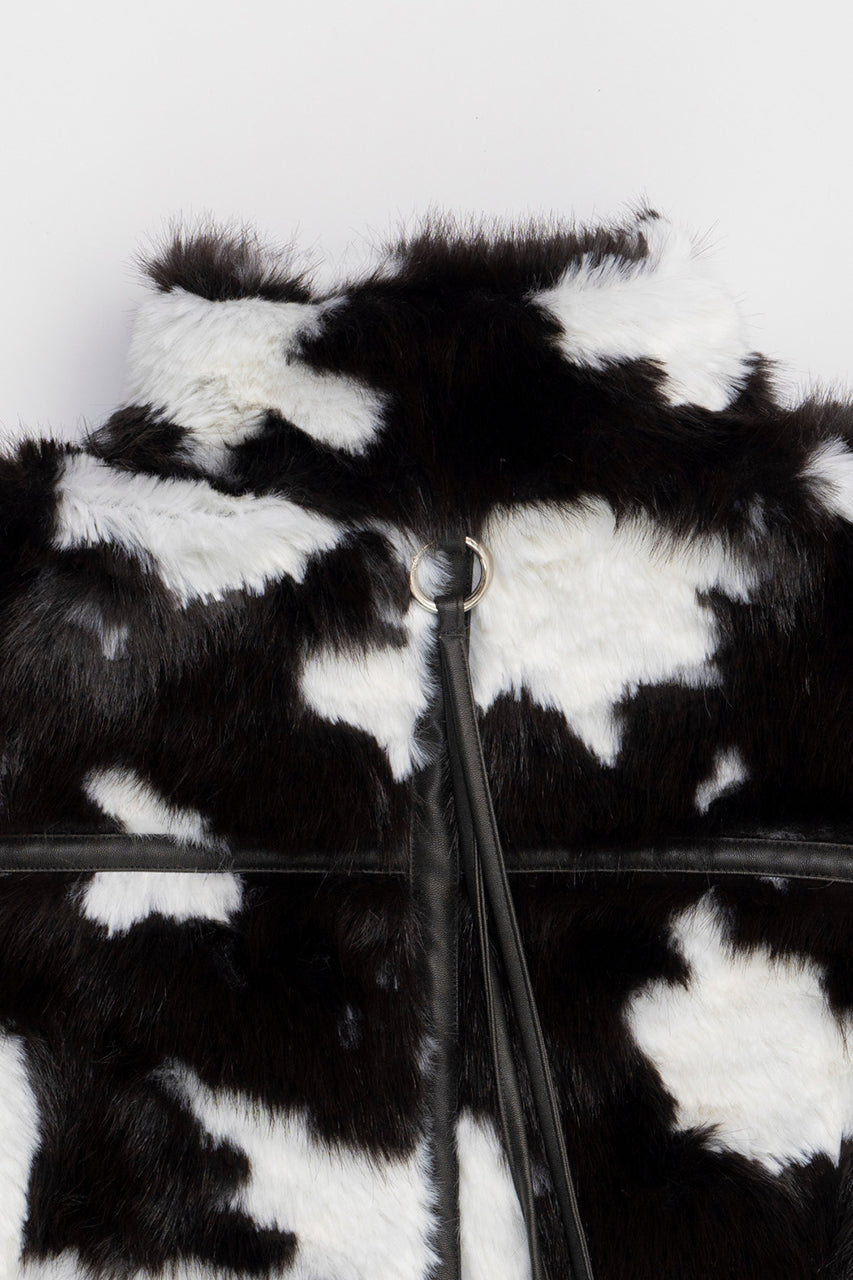 [24Autumn PRE ORDER] FUR ZIP BLOUSON