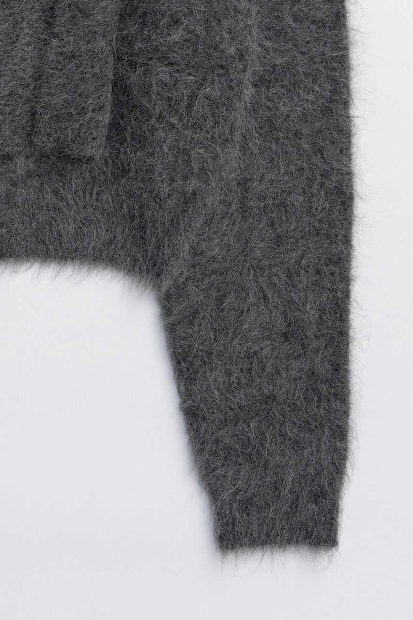 Alpaca Blend 2-Way Hoodie - 2025 WINTER