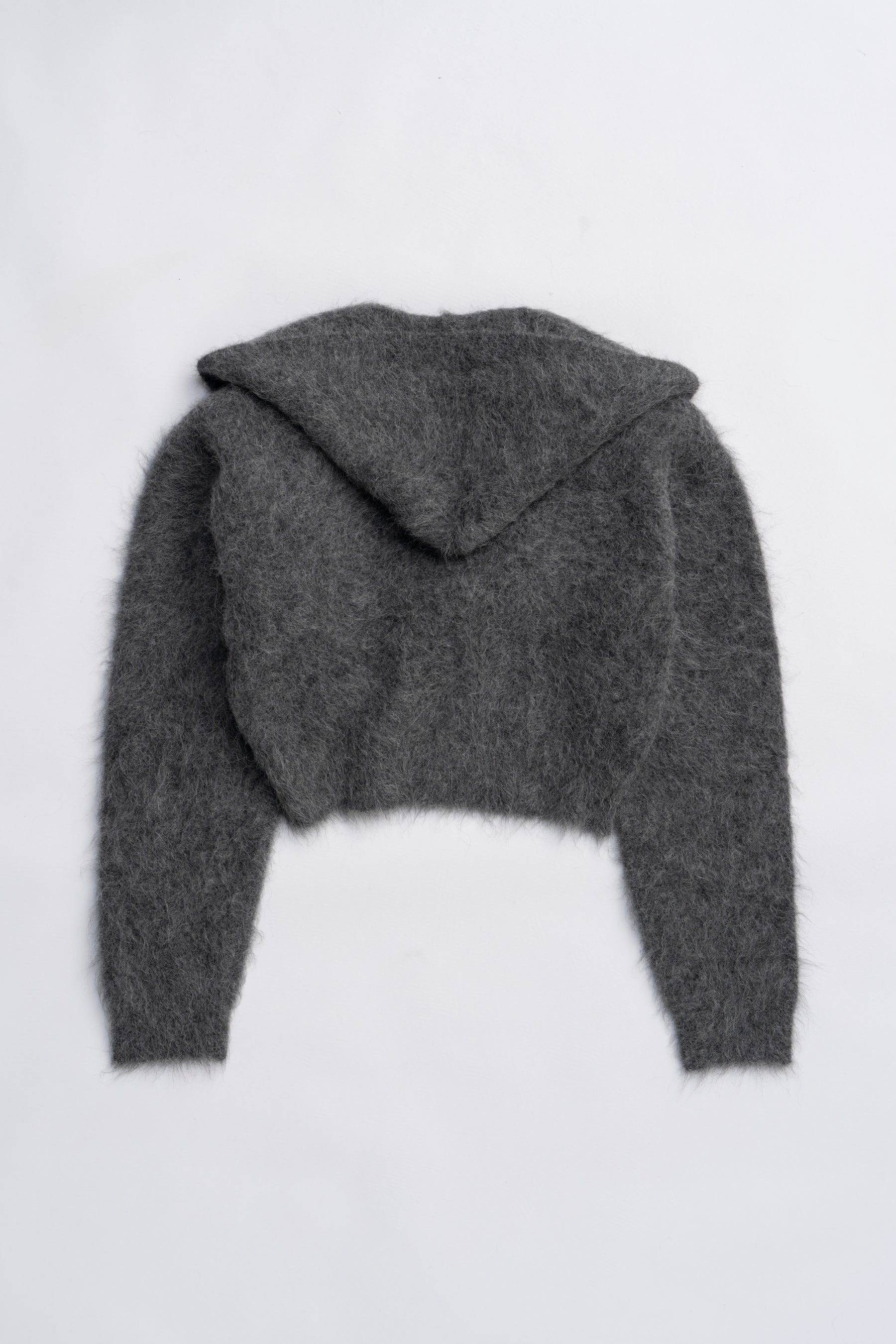 Alpaca Blend 2-Way Hoodie - 2025 WINTER