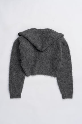 Alpaca Blend 2-Way Hoodie - 2025 WINTER