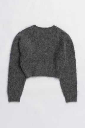 Alpaca Blend 2-Way Hoodie - 2025 WINTER