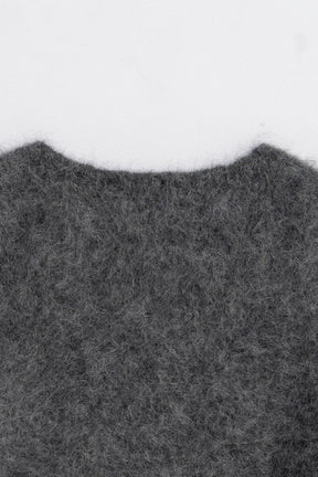 Alpaca Blend 2-Way Hoodie - 2025 WINTER