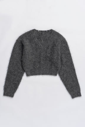 Alpaca Blend 2-Way Hoodie - 2025 WINTER