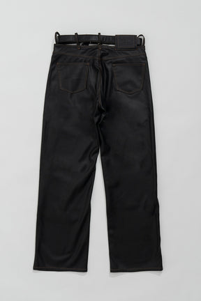 [SALE] Y Belt Leather Pants
