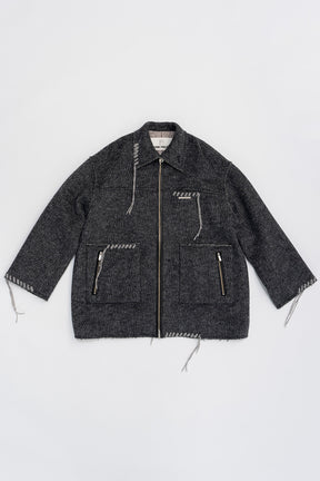 [24Autumn PRE ORDER] Hand Stitched Padding Blouson