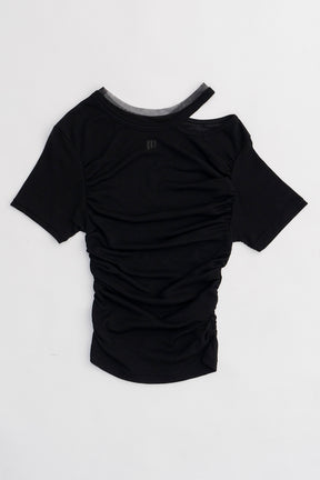 【PRE ORDER】Soft Voile Teleco Gathered T-shirt