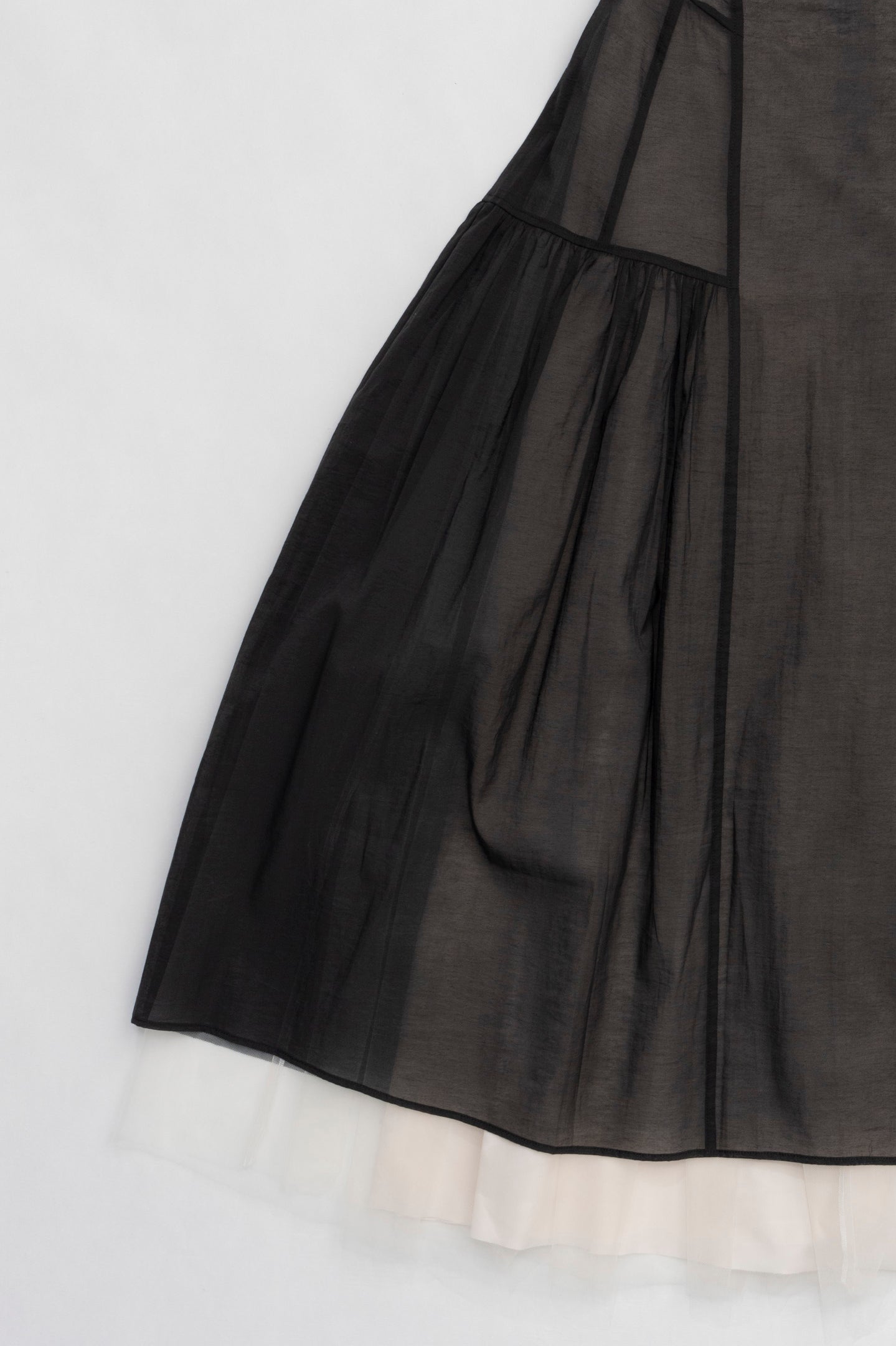 【25 SPRING PRE ORDER】Tulle layered panel dress