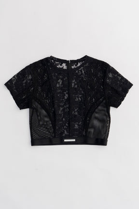 【24SUMMER PRE ORDER】Lace Cropped Tee