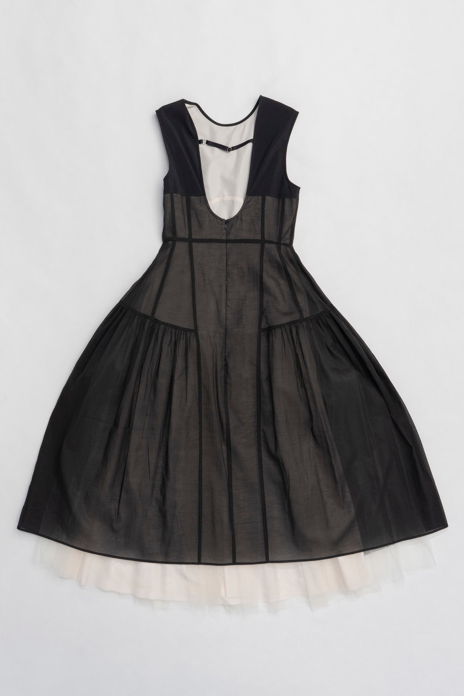 【25 SPRING PRE ORDER】Tulle layered panel dress