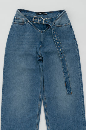 [SALE] Y Belt Arc Jeans