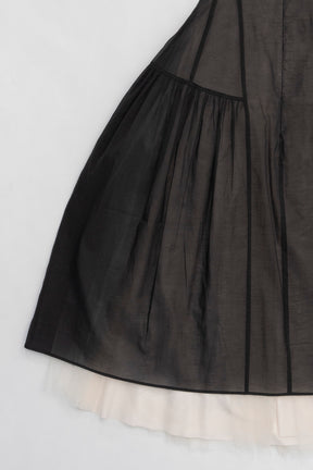 【25 SPRING PRE ORDER】Tulle layered panel dress