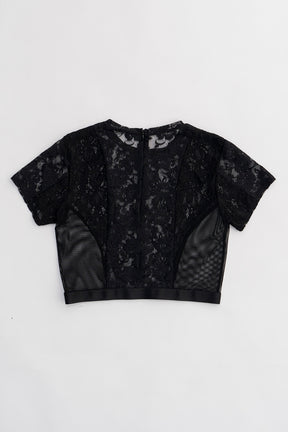 【24SUMMER PRE ORDER】Lace Cropped Tee